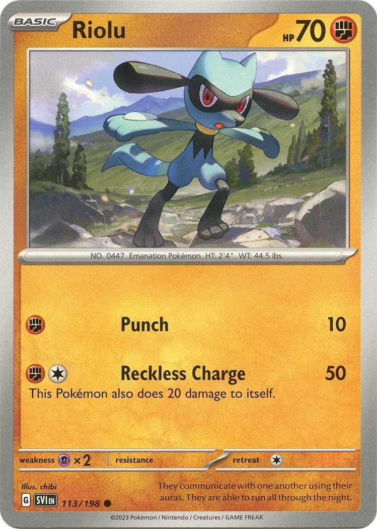 Riolu - 113/198 [SV1 - 113] - Cartes Sportives Rive Sud