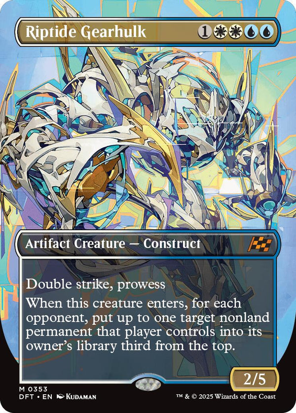 Riptide Gearhulk (Borderless) [DFT - 353] - Cartes Sportives Rive Sud