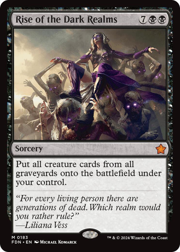 Rise of the Dark Realms [FDN - 183] - Cartes Sportives Rive Sud