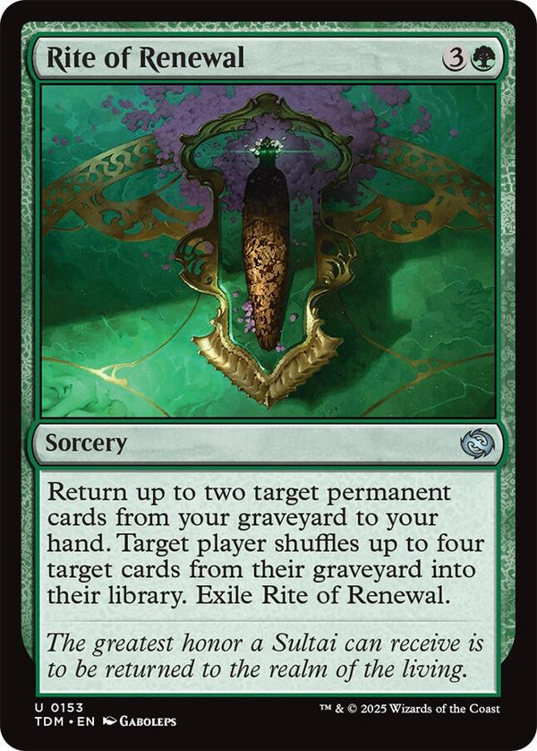 Rite of Renewal [TDM - 153] - Cartes Sportives Rive Sud