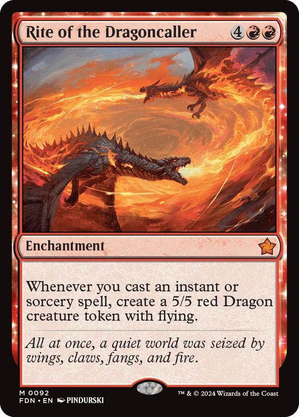 Rite of the Dragoncaller [FDN - 92] - Cartes Sportives Rive Sud