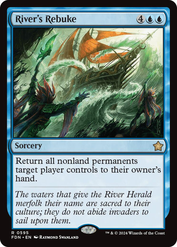 River's Rebuke [FDN - 595] - Cartes Sportives Rive Sud