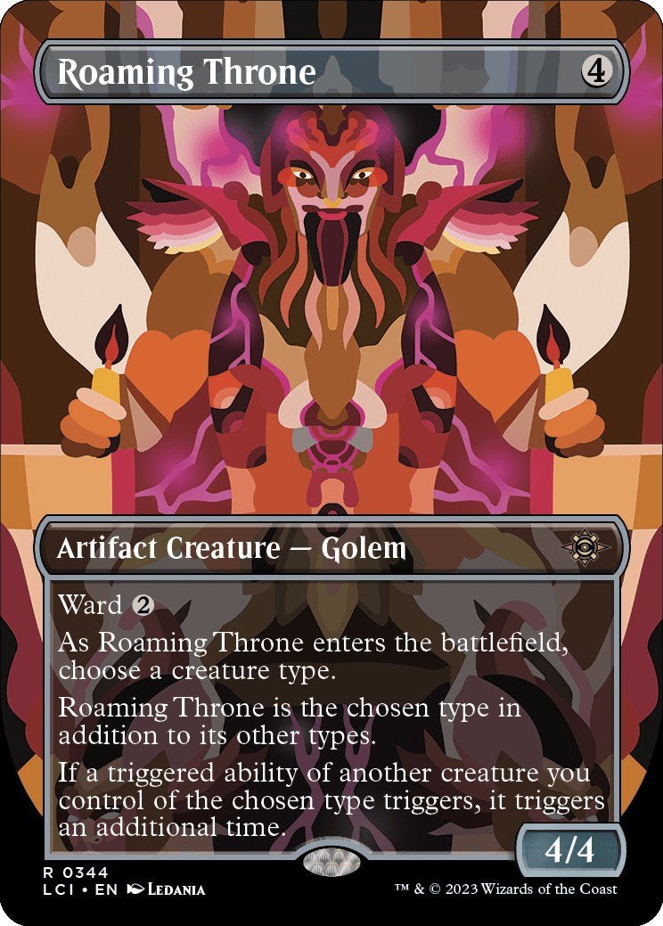 Roaming Throne (Borderless) [LCI - 344] - Cartes Sportives Rive Sud