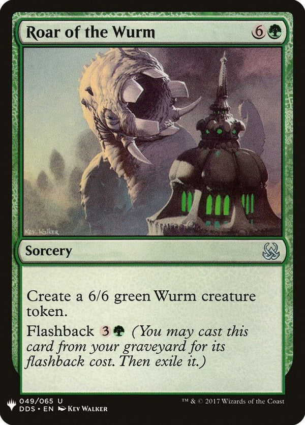 Roar of the Wurm [LIST - 49] - Cartes Sportives Rive Sud