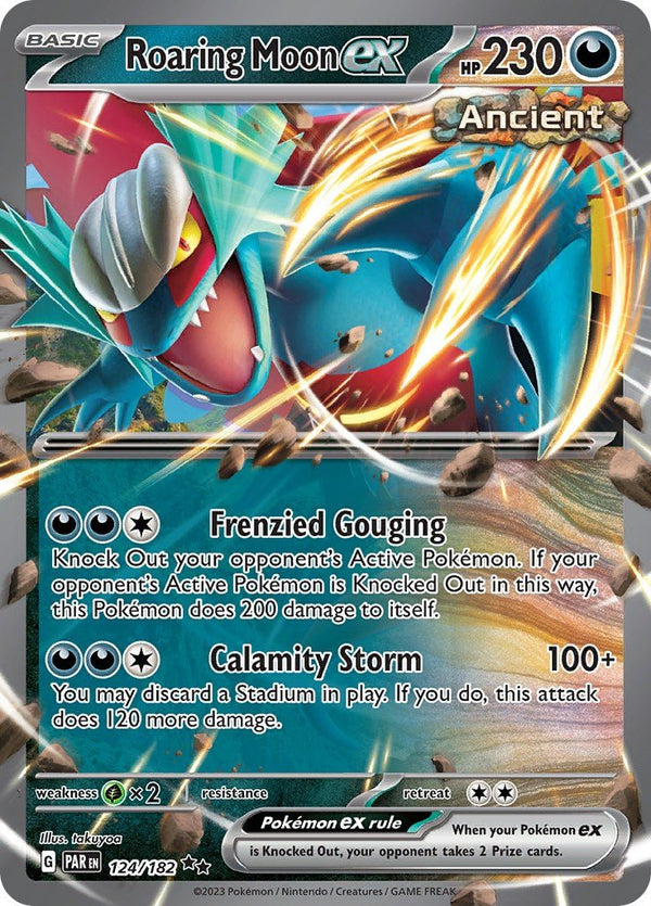 Roaring Moon ex [PAR - 124/182] - Cartes Sportives Rive Sud