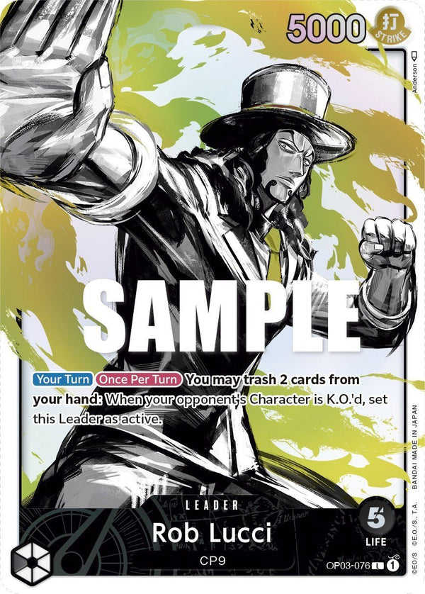 Rob Lucci (076) (Alternate Art) [OP03 - OP03 - 076] - Cartes Sportives Rive Sud