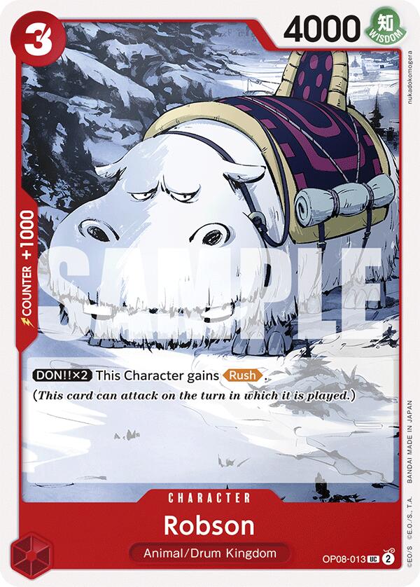 Robson [OP08 - OP08 - 013] - Cartes Sportives Rive Sud