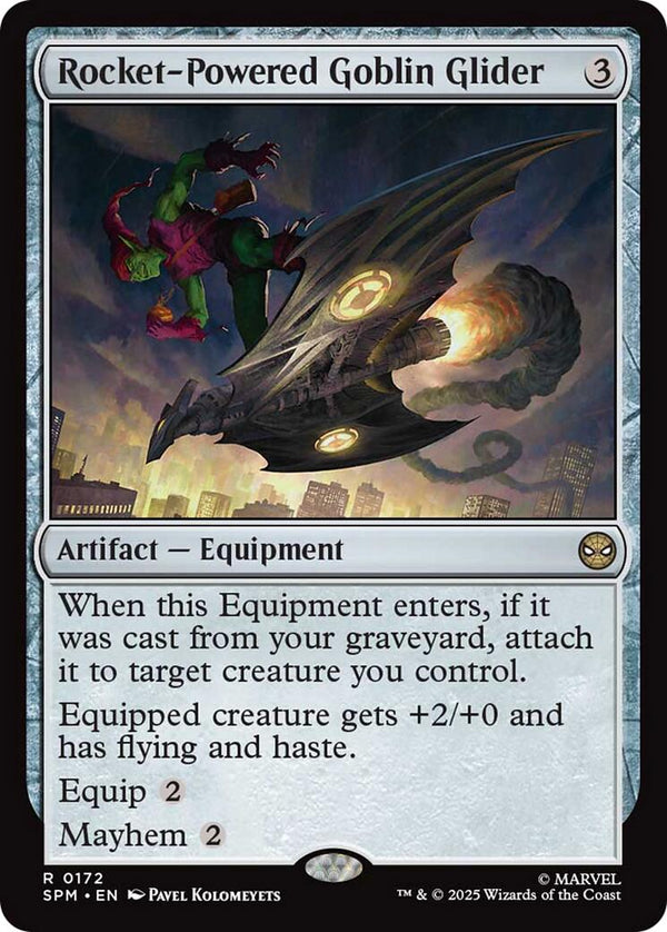 Rocket - Powered Goblin Glider [SPM - 172] - Cartes Sportives Rive Sud