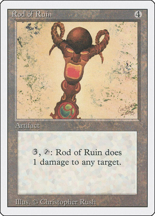 Rod of Ruin [3ED - N/A] - Cartes Sportives Rive Sud