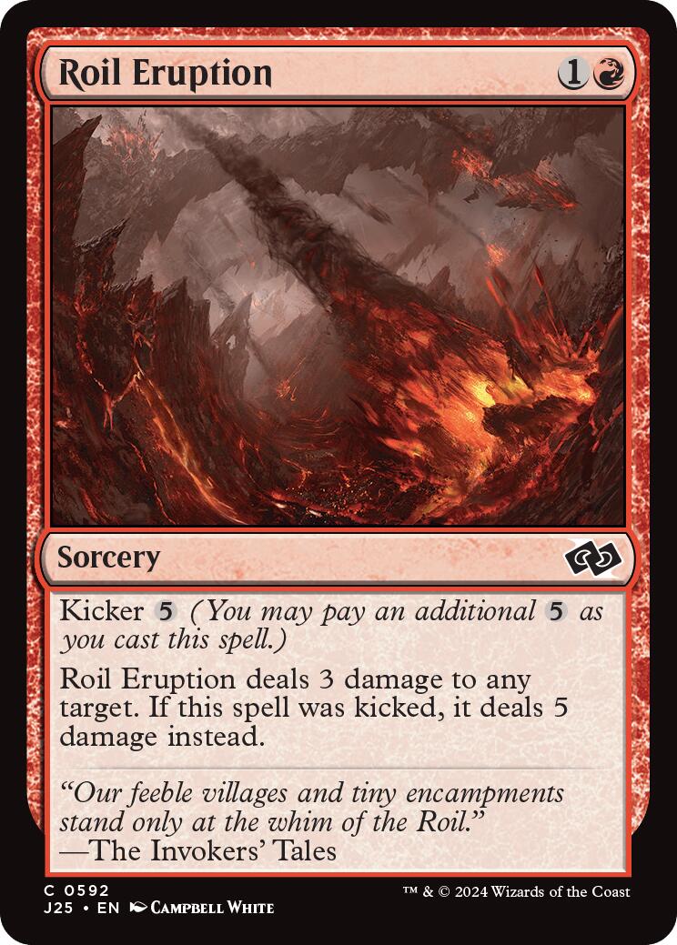 Roil Eruption [J25 - 592] - Cartes Sportives Rive Sud