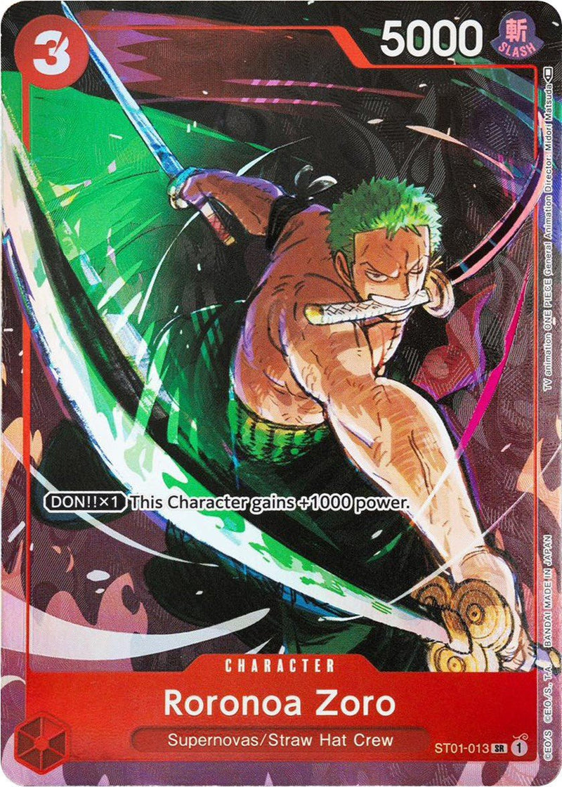 Roronoa Zoro (Gift Collection 2023) [OP - PR - ST01 - 013] - Cartes Sportives Rive Sud