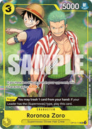Roronoa Zoro (Learn Together Deck Set - Set Sail Event) [OP-PR - OP10-113] - Cartes Sportives Rive Sud