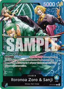 Roronoa Zoro & Sanji [ST - 12 - ST12 - 001] - Cartes Sportives Rive Sud