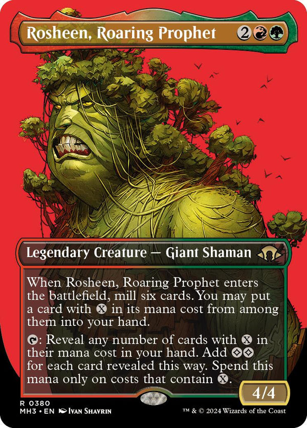 Rosheen, Roaring Prophet (Borderless) [MH3 - 380] - Cartes Sportives Rive Sud