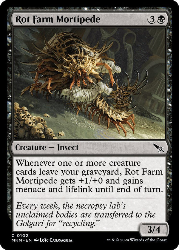Rot Farm Mortipede [MKM - 102] - Cartes Sportives Rive Sud