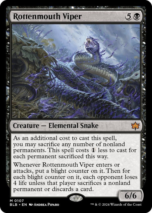 Rottenmouth Viper [BLB - 107] - Cartes Sportives Rive Sud