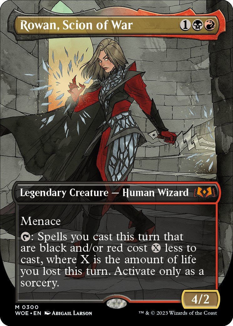 Rowan, Scion of War (Borderless) [WOE - 300] - Cartes Sportives Rive Sud