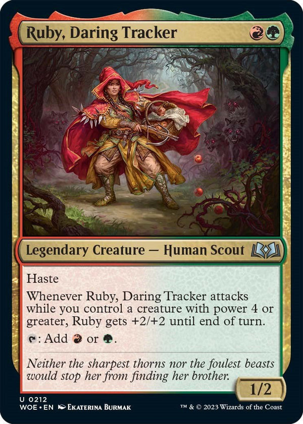 Ruby, Daring Tracker [WOE - 212] - Cartes Sportives Rive Sud