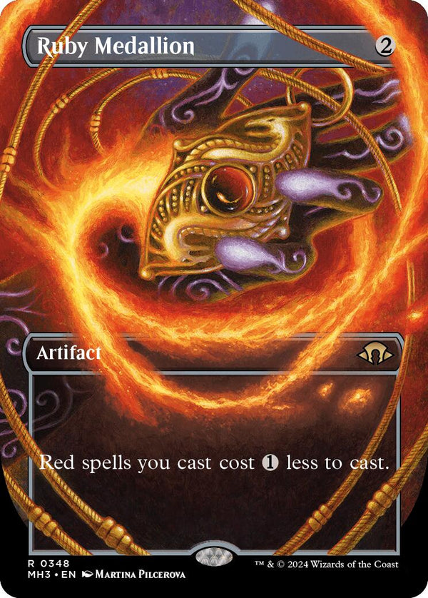 Ruby Medallion (Borderless) [MH3 - 348] - Cartes Sportives Rive Sud