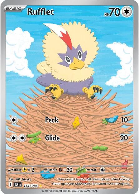 Rufflet - 154/086 [BLK - 154/086] - Cartes Sportives Rive Sud
