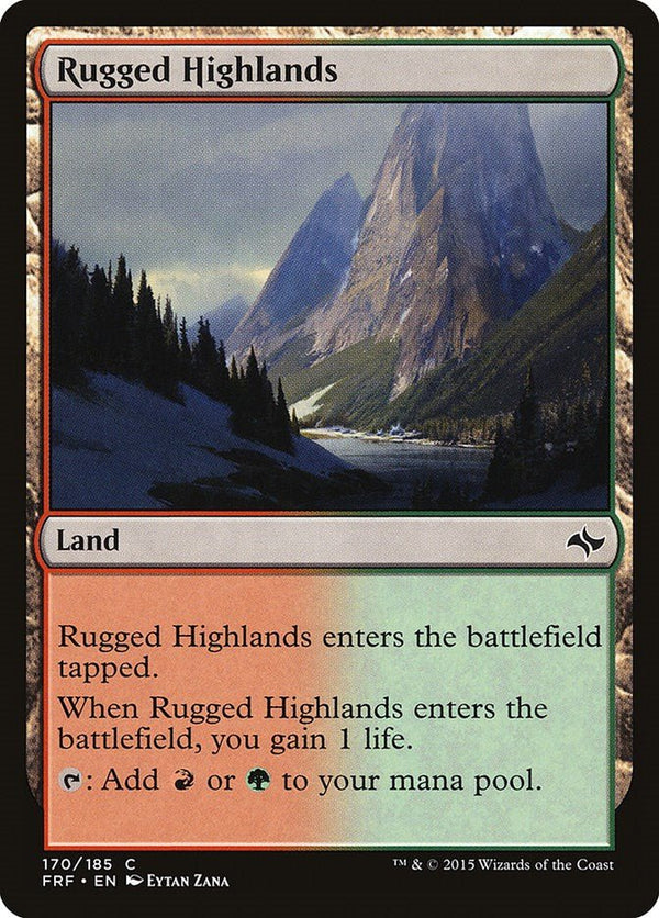 Rugged Highlands [FRF - 170] - Cartes Sportives Rive Sud