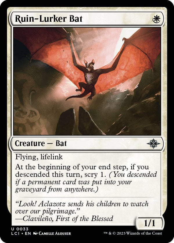 Ruin - Lurker Bat [LCI - 33] - Cartes Sportives Rive Sud