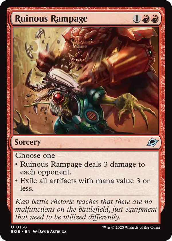 Ruinous Rampage [EOE - 158] - Cartes Sportives Rive Sud