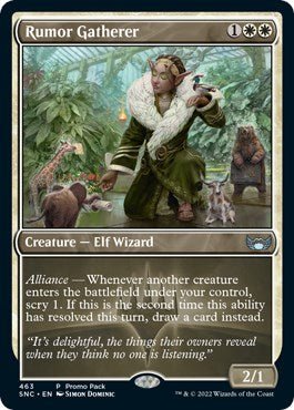 Rumor Gatherer [PPSNC - 463] - Cartes Sportives Rive Sud