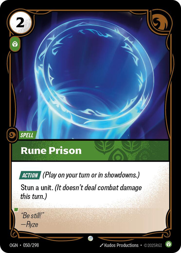 Rune Prison [OGN - 050/298] - Cartes Sportives Rive Sud