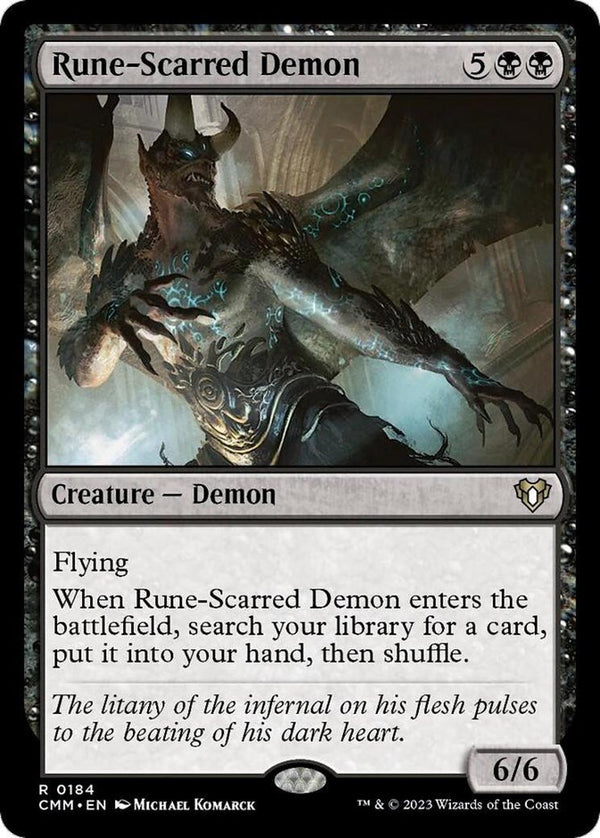 Rune - Scarred Demon [CMM - 184] - Cartes Sportives Rive Sud