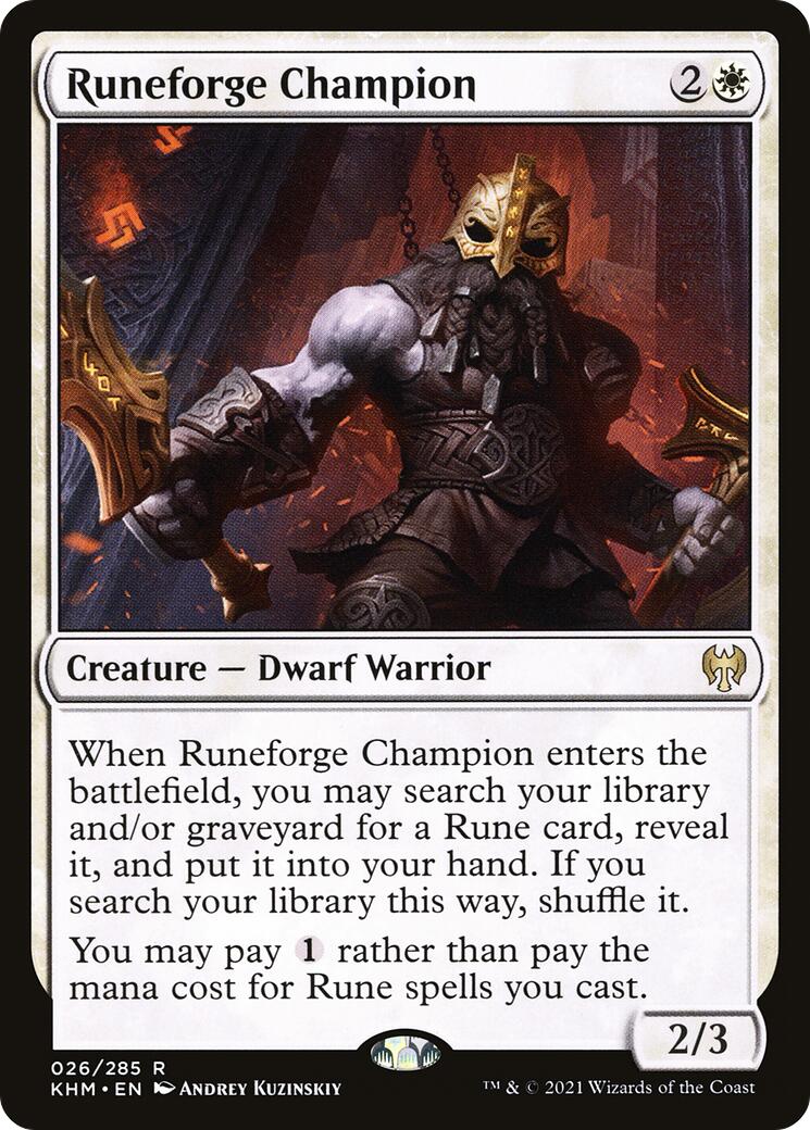 Runeforge Champion [KHM - 26] - Cartes Sportives Rive Sud