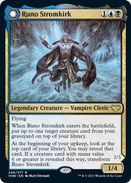 Runo Stromkirk [VOW - 246] - Cartes Sportives Rive Sud