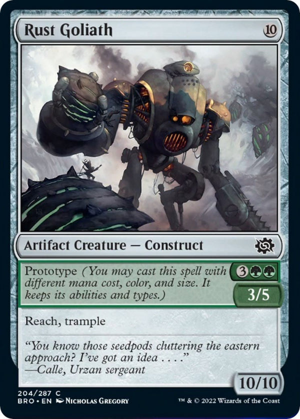 Rust Goliath [BRO - 204] - Cartes Sportives Rive Sud