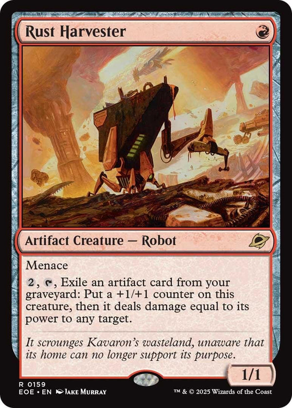 Rust Harvester [EOE - 159] - Cartes Sportives Rive Sud