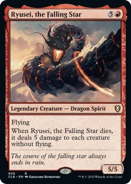 Ryusei, the Falling Star [CLB - 806] - Cartes Sportives Rive Sud