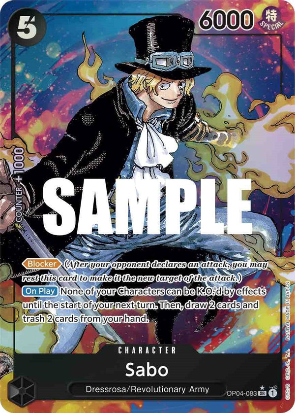 Sabo (Alternate Art) [OP04 - OP04 - 083] - Cartes Sportives Rive Sud