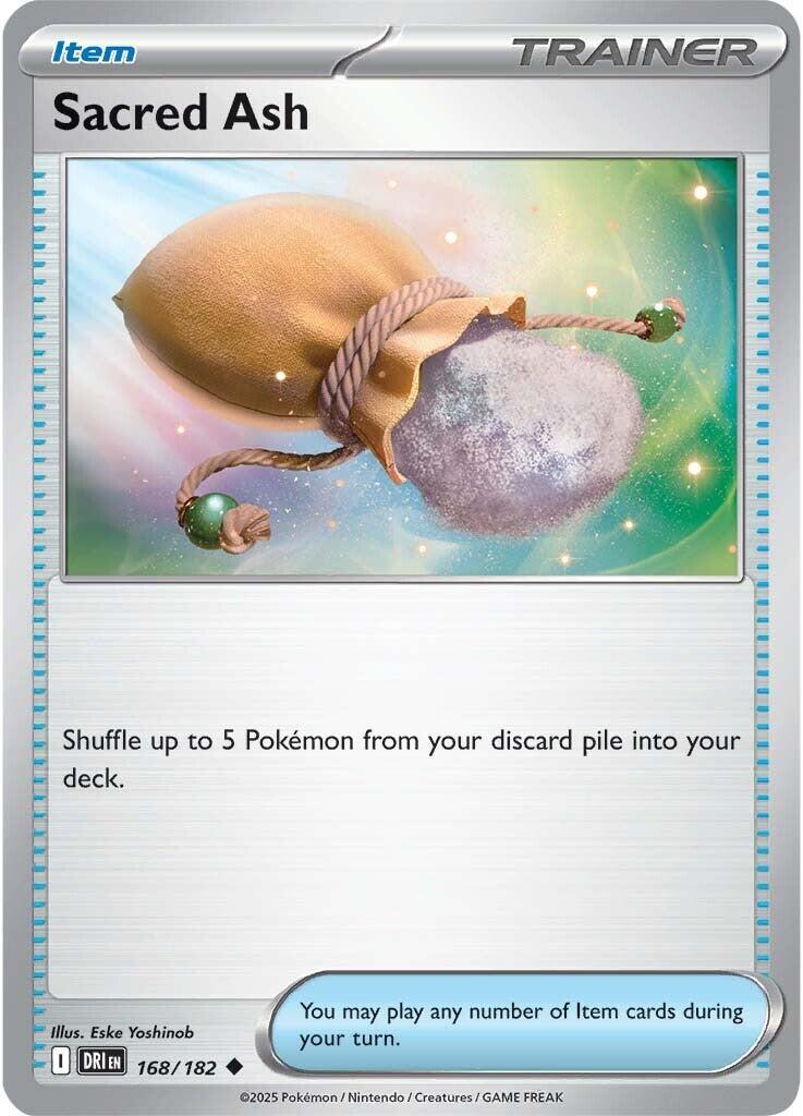 Sacred Ash [DRI - 168/182] - Cartes Sportives Rive Sud