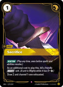 Sacrifice [UNL - 173/219] - Cartes Sportives Rive Sud