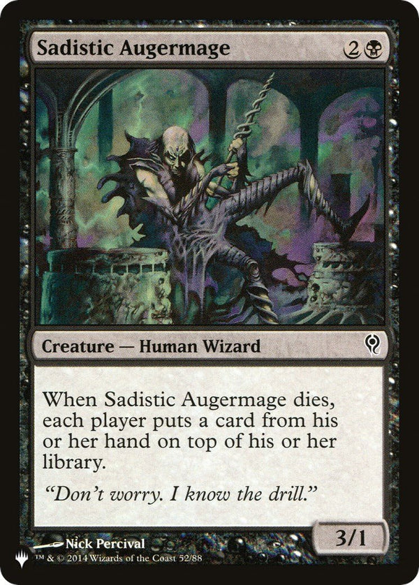 Sadistic Augermage [LIST - 52/88] - Cartes Sportives Rive Sud