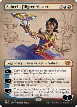 Saheeli, Filigree Master (Borderless) [BRO - 294] - Cartes Sportives Rive Sud