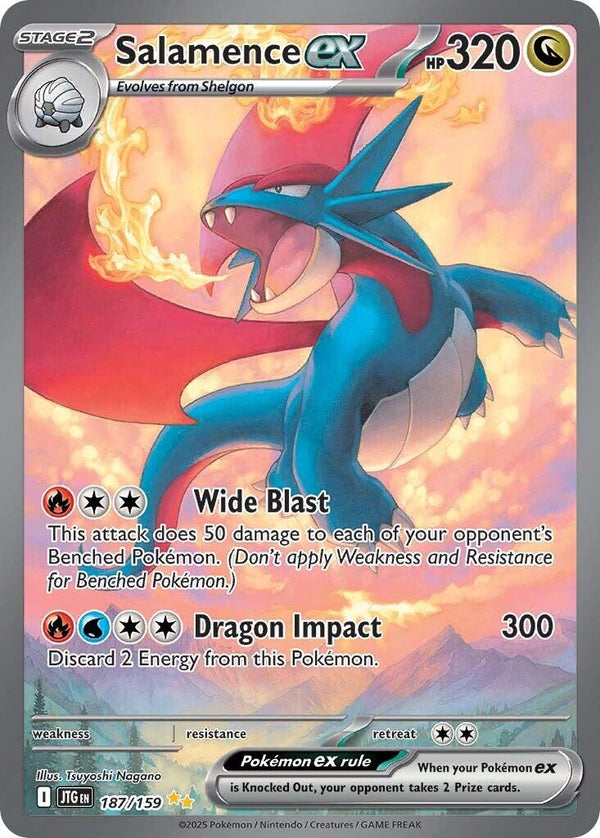 Salamence ex - 187/159 [JTG - 187/159] - Cartes Sportives Rive Sud