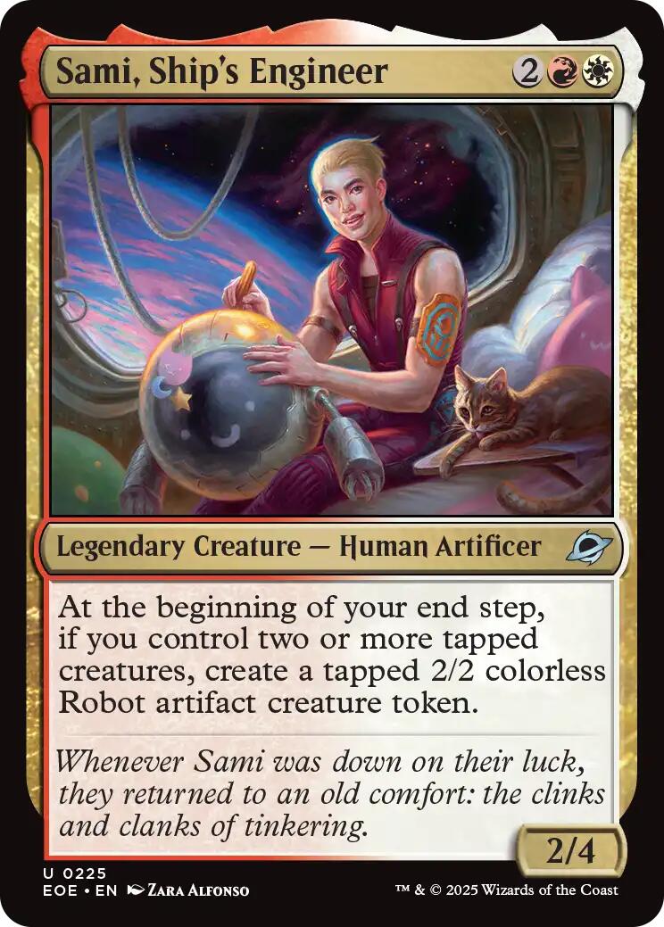 Sami, Ship's Engineer [EOE - 225] - Cartes Sportives Rive Sud