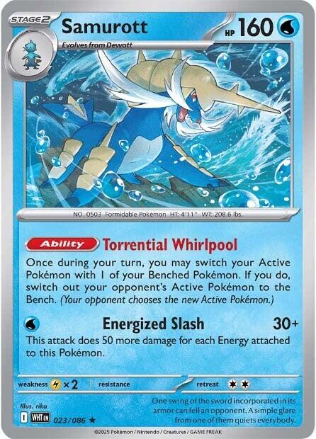 Samurott [WHT - 023/086] - Cartes Sportives Rive Sud