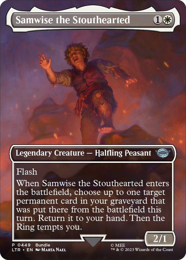 Samwise the Stouthearted (Borderless) (LTR Bundle) [UMP - 449] - Cartes Sportives Rive Sud
