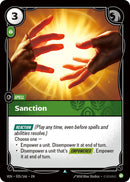 Sanction [VEN - 035/166] - Cartes Sportives Rive Sud