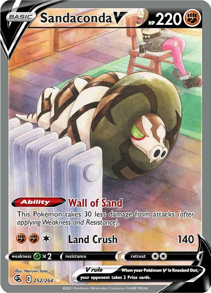 Sandaconda V (Alternate Full Art) [SWSH08 - 252/264] - Cartes Sportives Rive Sud