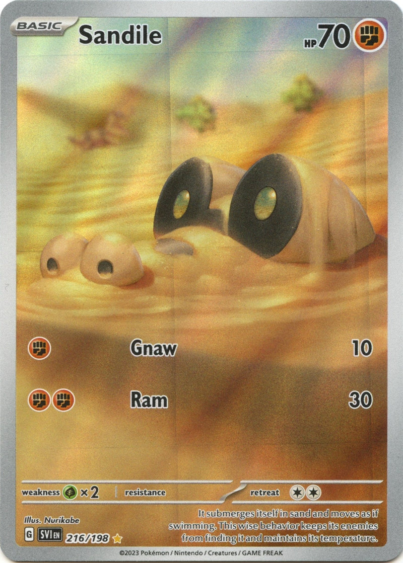 Sandile - 216/198 [SV1 - 216/198] - Cartes Sportives Rive Sud