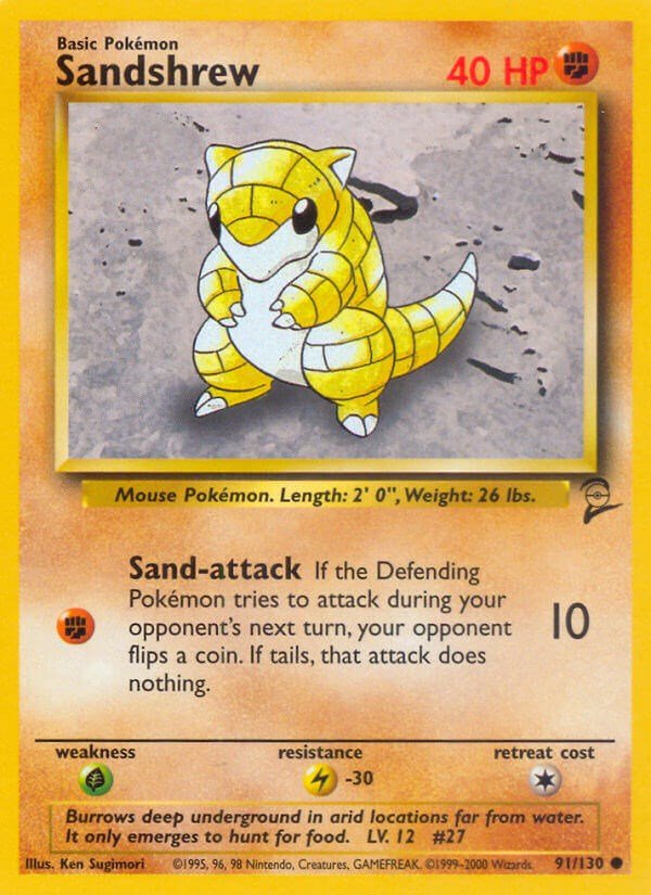 Sandshrew [BS2 - 091/130] - Cartes Sportives Rive Sud