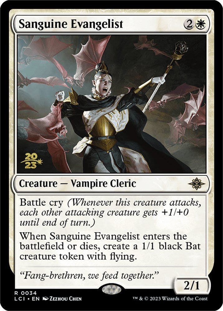 Sanguine Evangelist [PRE - 34] - Cartes Sportives Rive Sud