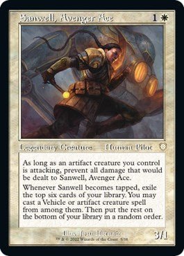 Sanwell, Avenger Ace (Retro Frame) [BRC - 5] - Cartes Sportives Rive Sud